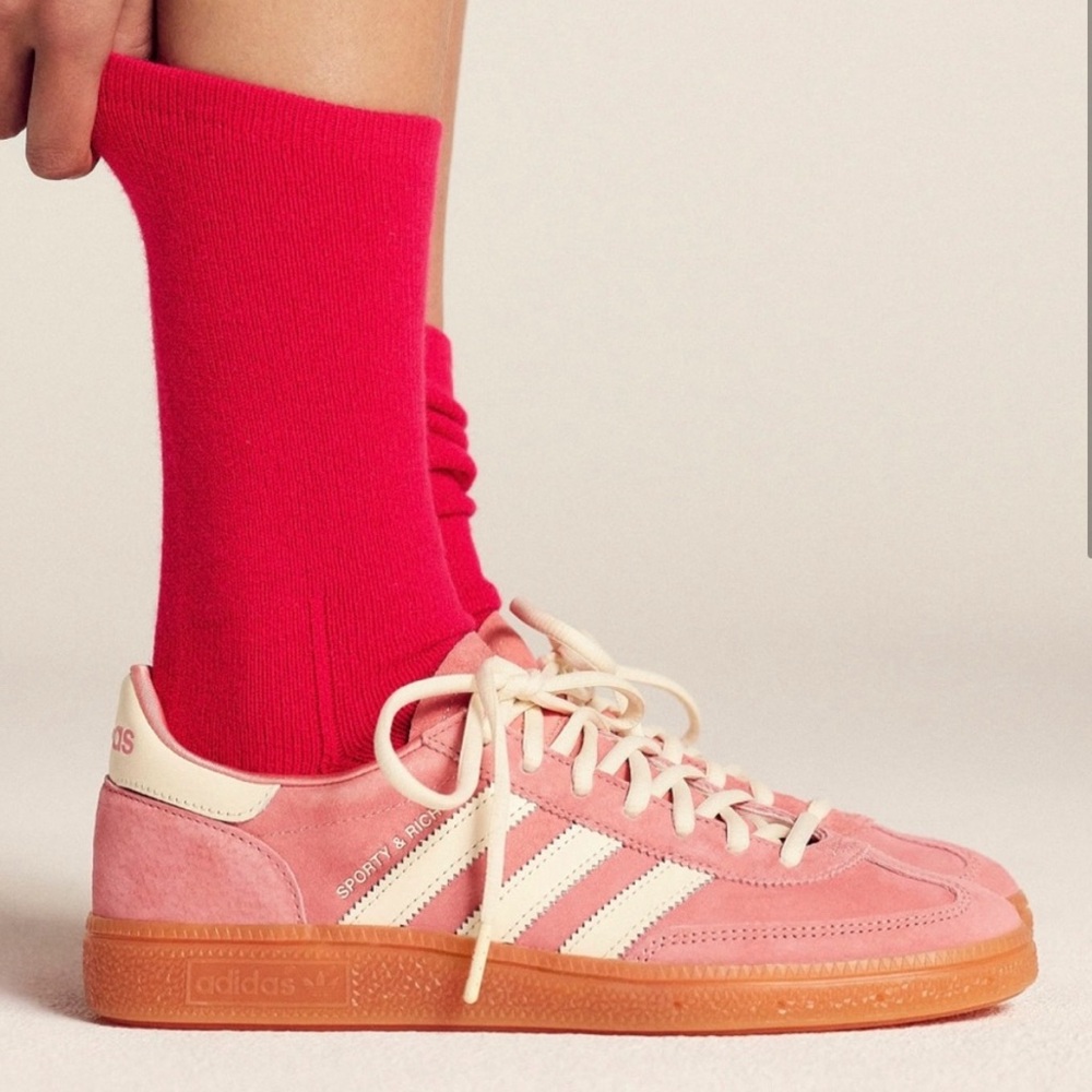 NWT Sporty & Rich Adidas size men’s 8.5 pink